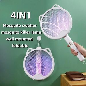 Zappers Electric Mosquito Swatter 3200V Fly Killer Bug Zappers USB Mosquito Racket Racket Rackage Pliant Anti Mosquito Lamp Mur