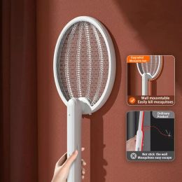 Zappers Electric Mosquito Swatter Handheld Rotation Mosquito Killer lampe pliable UV Fight Bogue Zapper de charge Wallmountted Fly Swatter