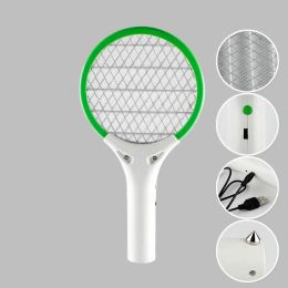 Zappers Electric Mosquito Swatter LED Oplaadbare bugss Zapper Fly Insectss Mosquito Swatter Killer Racket