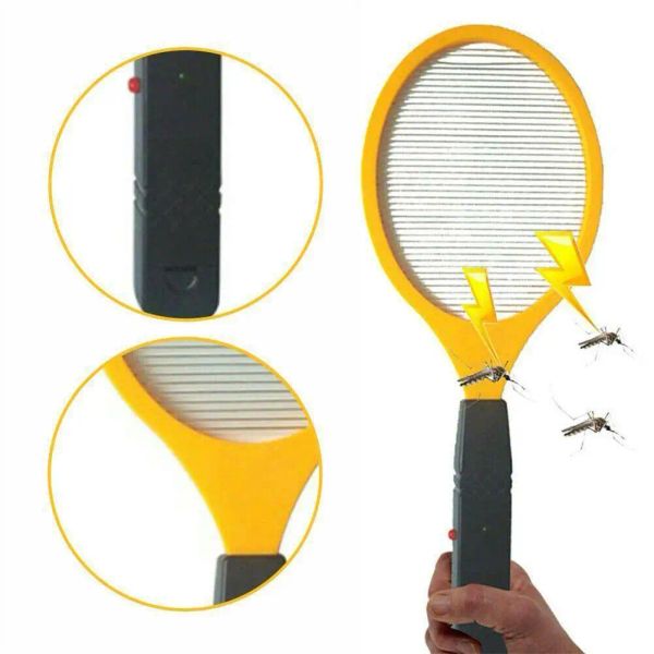 Zappers Mosquito Electric Racket Fly Swatter Fryer mouches sans fil Power Power Insectes Zapper tue Night Baby Sleep Protect Tools