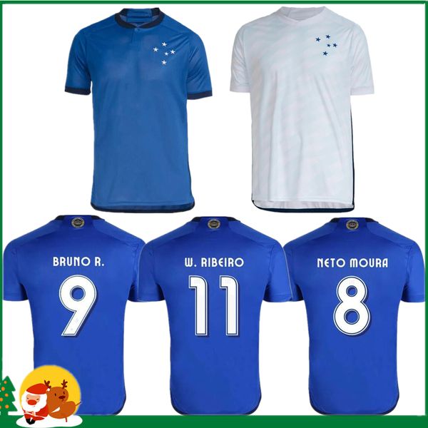 23 24 Cruzeiro ESPORTE CLUBE Home Away Soccer Jersey 2023 2024 Fred Robinho Neves Camisa de fútbol