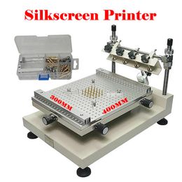 ZB3040H PCB CJIP stencils Printer Handmatige zijdescreen Lijmafdrukmachine 300x400mm Werkmaat voor PCB Soldeer Paste afdrukken