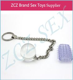 ZCZ-juguete de cristal y anillo para el pene, consolador de alta calidad, tapón Anal, sexo para mujeres, bola de Geisha de cristal DX24388379064