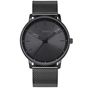 ZDR-2022 Luxe Merk Curren Horloges Mannen Mode Roestvrijstalen Mesh Strap Quartz-Watch Ultra Thin Dial Clock Relogio Masculino Geschenken