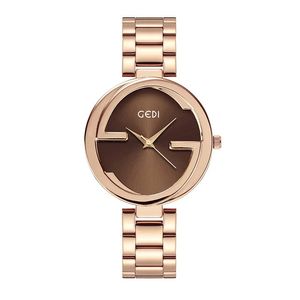 ZDR femmes simple lumière luxe haute qualité en acier inoxydable étanche montre à quartz montres