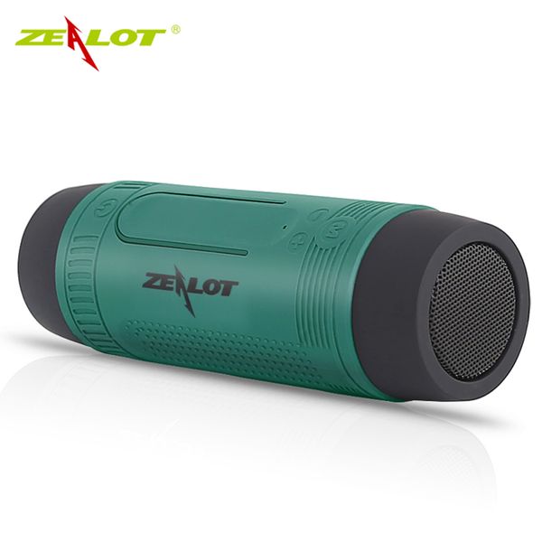 Zealot S1 haut-parleur Bluetooth sans fil haut-parleur de vélo extérieur boîte à son avec lumière LED caisson de basses étanche stéréo Surround
