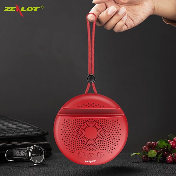 ZEALOT S24 haut-parleur Bluetooth Portable Mini haut-parleur sans fil son stéréo musique Surround haut-parleur extérieur support de téléphone Portable FM TFCard