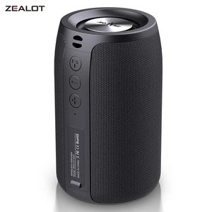 Zealot S32 draagbare draadloze luidspreker subwoofer stereo waterdichte krachtige krachtige kolom speak speakers boombox tf card aux audio 240419