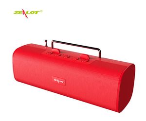 Zealot S40 haut-parleur Bluetooth caisson de basses extérieur FM Super Radio bande antenne support de téléphone portable 2000 mA 7 couleurs