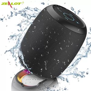 Zealot S53 Mini Bluetooth Speaker Portable Wireless Column IPX7 Waterproof HIFI Lossless Sound Quality Stereo Subwoofer Loudspeaker