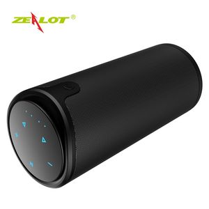 ZEALOT S8 Altavoces inalámbricos Bluetooth Columna para exteriores Estéreo HiFi Subwoofer Caja de música Altavoz portátil de alta potencia Soporte para tarjeta TF