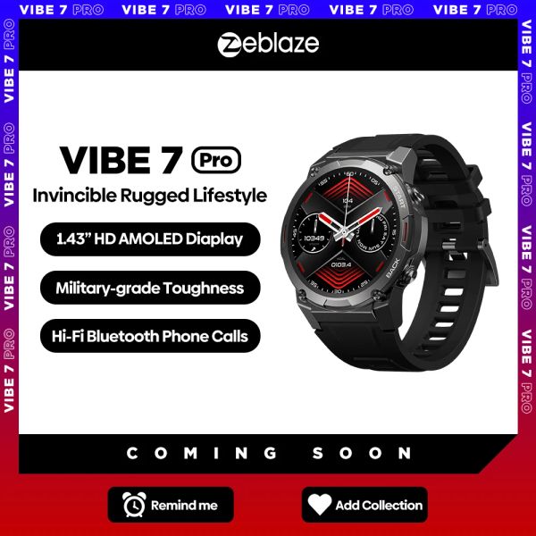 Zeblaze Vibe 7/7 Pro Smart Watch Horloge Bluetooth Call 24h Sport Modi Smart Horloge Mannen Vrouwen Voor pour iOS Android
