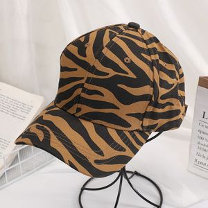 Zebra Stripe Honkbal Hoed Koe Grain Gewassen Bal Caps Party Favor Mode Outdoor Sunscreen Feestelijke Hoeden Levert 8Styles HHC7561