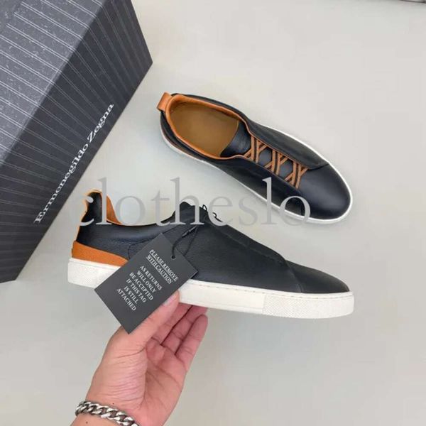 ZEGNA Top Designer Dress Shoes Triple S Shoe Scarpe Mens Lace-Up Business Casual Social Wedding Farty Calidad de cuero Ligero Ligero 452