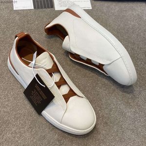 Zegnas Nouveau homme de vache super léger pour hommes chaussures décontractées 3X Cross Cross Low Collar chaussures