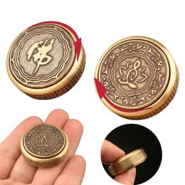 Zen Bouddha Fidget Spinner Adulte Métal EDC Fidget Jouets TDAH Main Spinner Antistress Anxiété Soulagement Du Stress Bureau Cadeau Amusant 240301