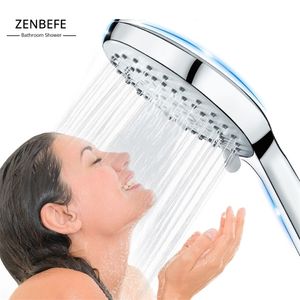 ZENBEFE ensemble de tuyaux de buse de douche pressurisée pour la pluie domestique bain à une tête avec grande eau 220510