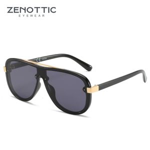 Zenottic 2023 mode -oversized zonnebril Unisex sportschildschermen tinten zomer UV400 bril sun brys l2405