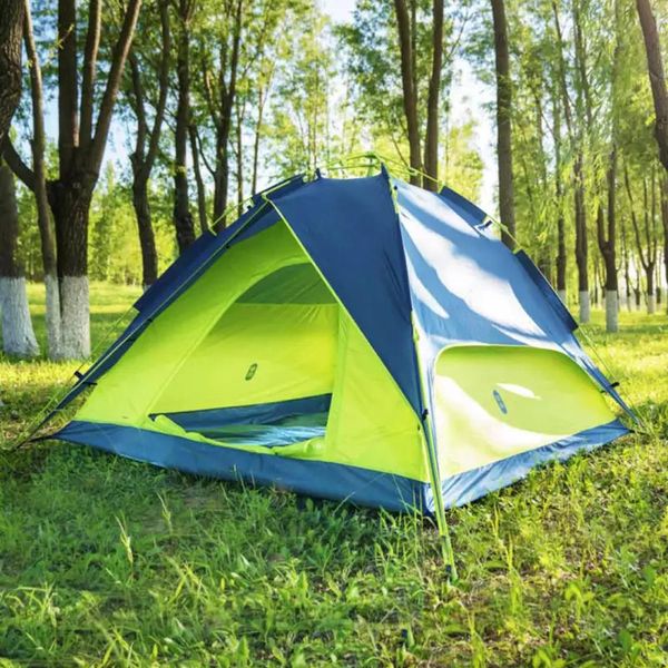 Zenph 2-4 personnes entièrement automatique Tente double couches imperméable anti-UV UPF50 + Plage Pare-soleil extérieur Camping de mijiayoupin