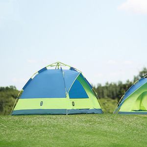 ZENPH 3-4 Personnes Tente Automatique Étanche PU 1000mm Auvent Pare-Soleil Camping en Plein Air de mijiayoupin - M