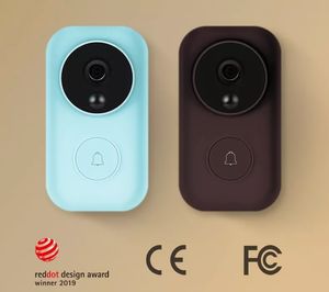 Cero AI Identificación facial 720P IR Video Doorbell Set Detección de movimiento Intercomunicador Almacenamiento gratuito en la nube Cargador de voz Hablar desde