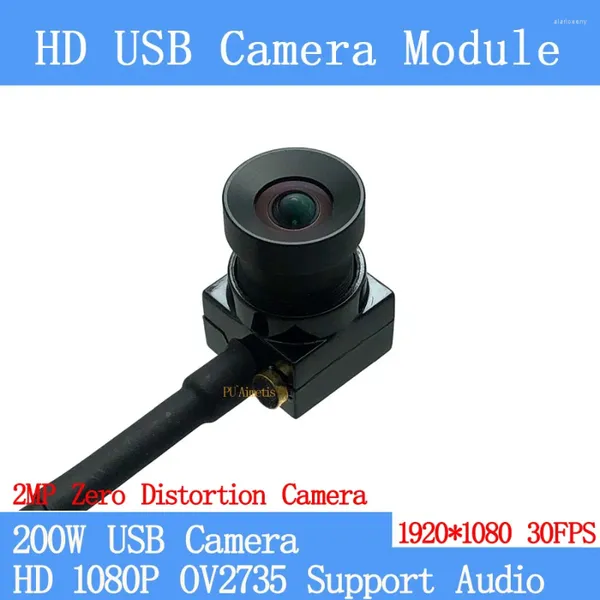 Surveillance sans distorsion 1080P Full HD MJPEG OTG 30FPS Module de caméra USB Mini CCTV Linux UVC Android