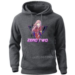 Zero Two Aesthetic Darling In The Franxx Hoodies Marque Sweats Crewneck Harajuku Streetwear Pulls À Capuche Streetwear Y0319