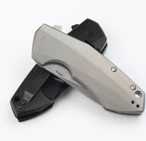 Zéro ZT0456 'couteau pliant tactique roulement à billes TC4 alliage de titane Flipper céramique Camping chasse survie poche EDC C173U