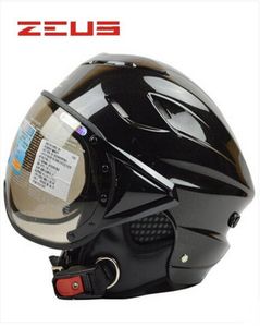 ZEUS 125B Motorhelm ABS half gezicht motorhelm zomer elektrische fietshelm UV gepersonaliseerde modehelmen7444189