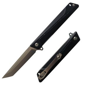 ZF-103X1 2023 Design D2 Steel Blade Black G10 Gandoue de haute qualité 8,75 '' couteau pliant EDC OUTOOR Camping Hunting Multitool Survival Ball Bearing Pocket Knife