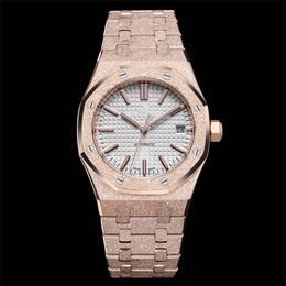 ZF 15454 Montre de Luxe Womens Watches 37mm 3120 Mouvement mécanique automatique Frost Gold Craft Craft Luxury Watch Wrist Wrists Relojes