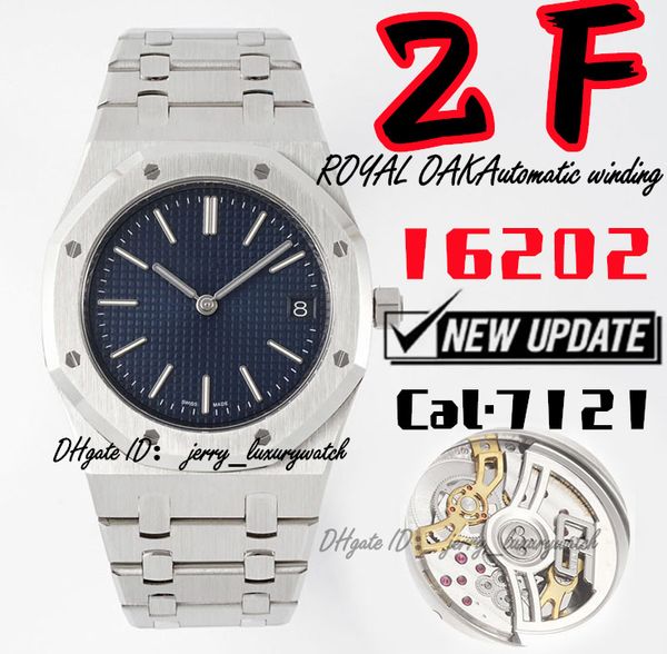 ZF 2023 New Luxury Men's Watch 16202 50th Anniversary Movement, diametro 39MM, movimento Cal.7121, cinturino pieghevole con fibbia ad arco blu