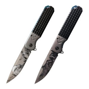 ZF-203 2024 Nouveau design 3Cr en acier UV Blade en aluminium + poignée en acier 9 '' couteau pliant EDC EDC Campage extérieur Hunting Multitool Survival Pocket Knife