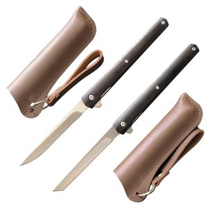 ZF-205 2023 Design 3Cr en acier Blade Wood Poignée 8,5 '' Couteau pliant EDC Camping extérieur chasse multitool survival Pocket Knife
