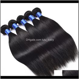 Zf 828Inch Mink Cabellos brasileños Extensiones Ombre Human Extented Real 100 Black 100G A5Bcx 9W86D