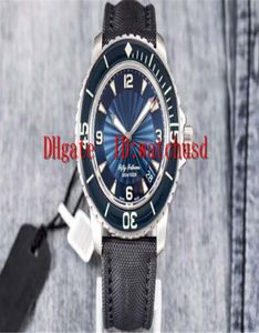 ZF Factory 45mm Fifty Fathoms Watches Diving Sapphire Crystal Luminous Mens Watches keramische bezel roestvrijstalen polshorloges AUT9345166