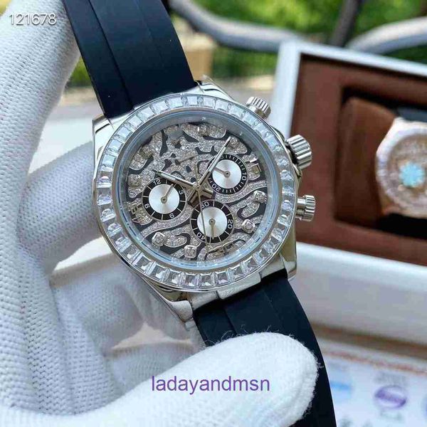 ZF Factory Designer Roless Brand Watch Network Live Broadcast Celebrity El mismo rol de marca Three Eye Ghost Face Mechanical My With Original Box Pyj