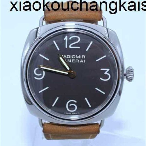 Zf Factory Panerais Reloj para hombre Movimiento automático Radiomir 1938 47 mm Cuerda manual Reloj de acero para hombre PAM 232 vendido tal cual