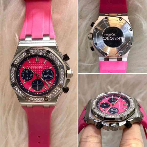 ZF Relojes mecánicos 7750 Relojes de lujo para hombres Mujeres Anillo de buzo Cronógrafo de diamantes 37 mm Relojes de pulsera japoneses Reloj 06F6 ZIOA