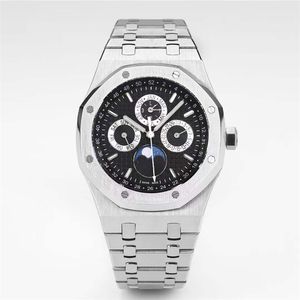 ZF Motre be luxe luxe horloge herenhorloges 41 mm 5134 kalenderweek maand en fase van de maan multifunctioneel mechanisch uurwerk stalen designer horloges polshorloges