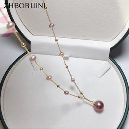 Zhboruin Babysbreath Big Round Pearl Hanger