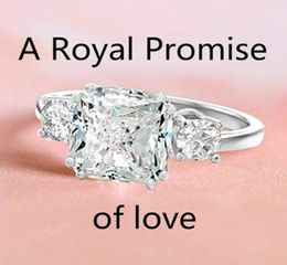 Zhenrong Royal Wedding Jewelry Meghan Markle Princess Megan Simulation Diamond Ring JHMI7827231