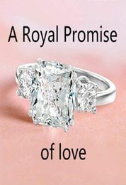 Zhenrong Royal Wedding Jewelry Meghan Markle Princess Megan Simulation Diamond Ring Jhmi6053826