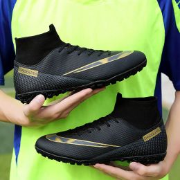 Zhenzu maat 35-47 Hoge enkelvoetbalschoenen AG/TF voetballaarzen kinderen jongens ultralichte voetbalcleats sneakers botas de futbol