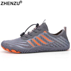 ZHENZU Water Shoes for Women Men Barefoot Beach Shoes Upstream Breathable Sport Shoe Quick Dry River Sea Aqua Sneakers Y220518