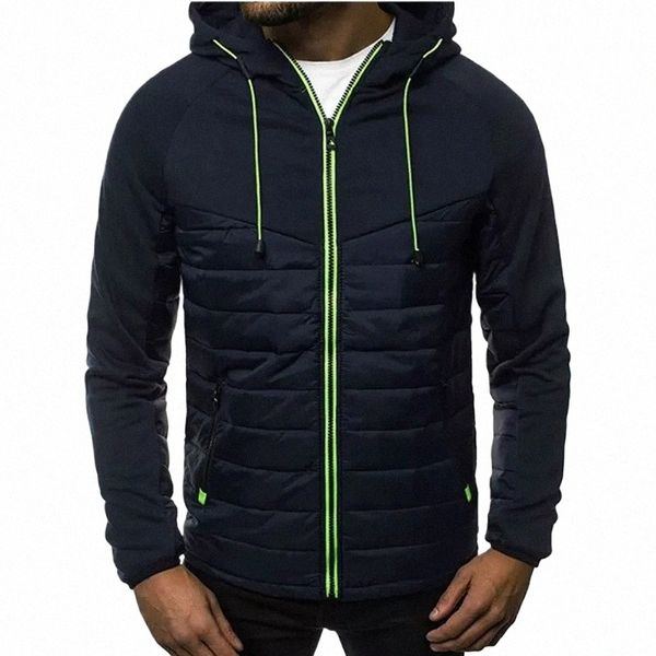 Zhio2024 Brand New Hommes Vestes À Glissière De Haute Qualité Mâle Casual Fi Fluffy Manteaux À Capuchon Four Seass À Capuche Outwear S8t6 #