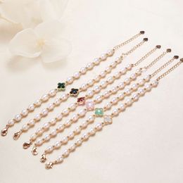 Zhiteng Natural perla agua dulce de agua blanca brazaletes brazaletes brazaletes de oro pulseras de cuentas joyas de moda para mujeres al por mayor