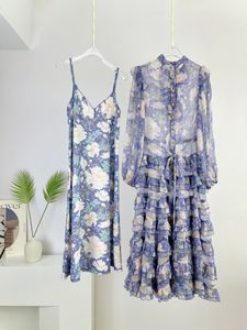 Zim Australie Stargazer Cosmic Floral Style Blue et blanc Porcelaine Pyjama Style Home Vêtements Femme Desigher