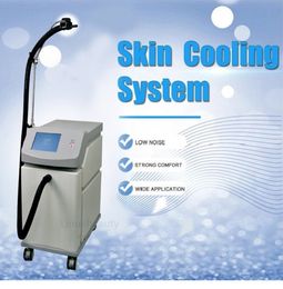 Zimmer refroidisseur peau refroidisseur système de refroidissement réduire la douleur thérapie par le froid laser cryo air équipement de beauté peau cool machine