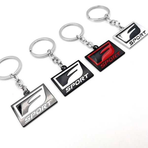 Accesorios de aleación de Zinc para coche, llavero con emblema deportivo F, llavero para Lexus F LFA ISF GSF RCF